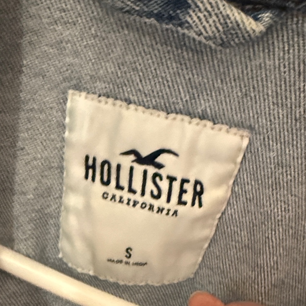 Hollister Light Blue Denim Jacket - Picture 2 of 2